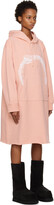 Thumbnail for your product : MM6 MAISON MARGIELA Pink Oversized Minidress