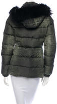 Thumbnail for your product : Etro Fur-Trimmed Puffer Jacket w/ Tags