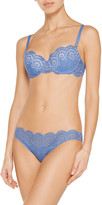 Thumbnail for your product : Stella McCartney Rachel Shopping low-rise broderie anglaise and stretch-lace briefs