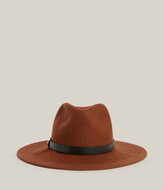 Thumbnail for your product : AllSaints Poppy Contrast Wool Fedora
