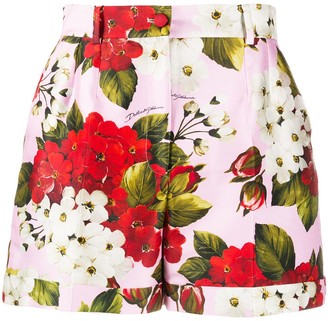 Dolce & Gabbana Floral-Print Shorts