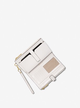MICHAEL Michael Kors Adele Logo Embossed Leather Smartphone Wallet