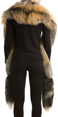 Gorski Fox Fur Boa with Detachable Tails