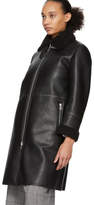 Thumbnail for your product : Comme des Garcons Black Synthetic Leather Coat