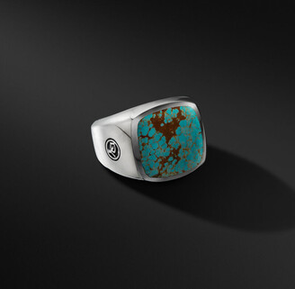 David Yurman Men's Exotic Stone Signet Ring