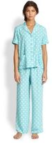 Thumbnail for your product : Natori Polka Dot Short Sleeve Pajamas