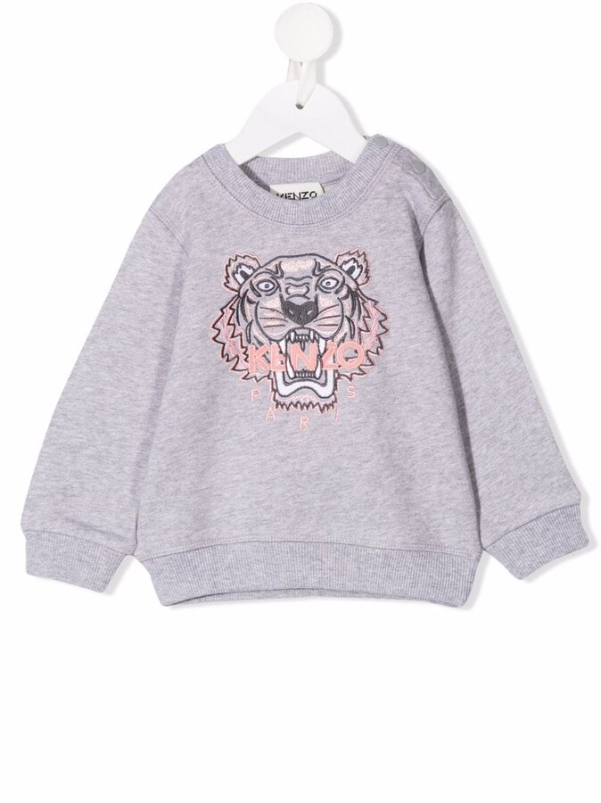 Kenzo Kids Gray Girls' Sweatshirts | Shop the world's largest collection of  fashion | ShopStyle