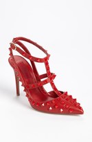 Thumbnail for your product : Valentino 'Rockstud' T Strap Pump