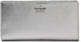 Thumbnail for your product : Kate Spade Cameron Street Stacy Metallic Textured-leather Wallet