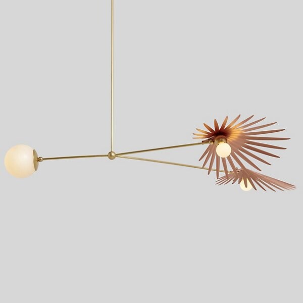 Rosie Li Studio Inez Chandelier in White Size: 3 light