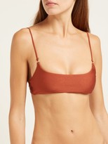Thumbnail for your product : JADE SWIM Hinge Bikini Top - Womens - Dark Red