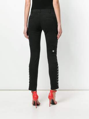 Versus lace-up skinny trousers