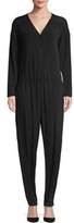 Thumbnail for your product : Halston H Long-Sleeve V-Neck Jumpsuit