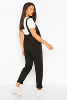 Thumbnail for your product : boohoo Maternity Pocket Detail Pinafore Overalls