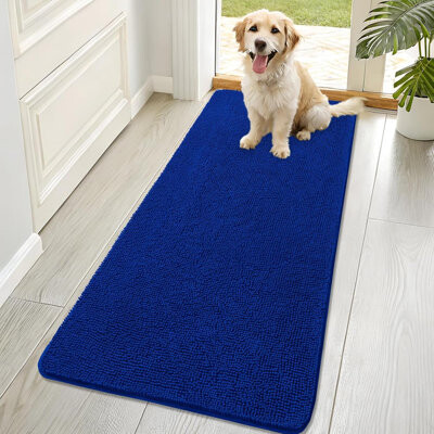 Dog Door Mat For Muddy Paws Absorbs Moisture And Dirt Absorbent Non Slip Washable Doormat Quick Dry Chenille Mud Mat For Dogs Entry Indoor Entryway Ca