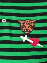 Thumbnail for your product : Gucci Patch Striped Polo Shirt
