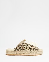 Thumbnail for your product : Walnut Melbourne Women's Neutrals Flat Sandals - Mimi Espadrilles - Size 38 at The Iconic