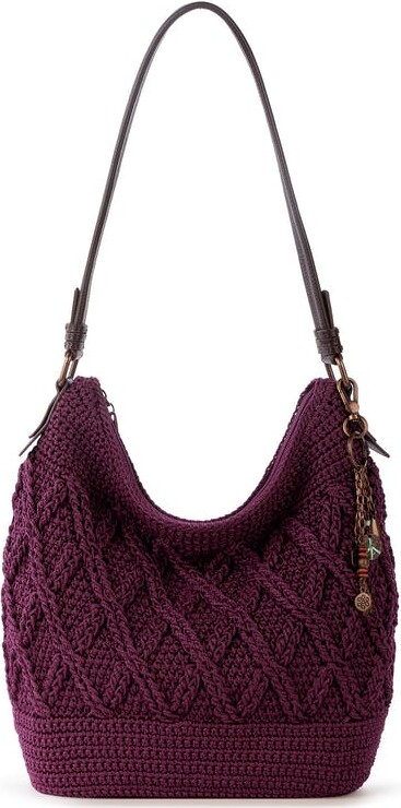 The SAK Bag, Sequoia Hobo-Bolso De Ganchillo Con Silueta Suave E Informal, Diseño Atemporal Y Elevado Para Mujer, Bambú Static II, Einheitsgröße