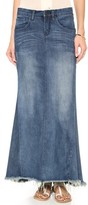 Thumbnail for your product : Blank Denim Skirt with Selvedge Hem