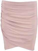 Thumbnail for your product : boohoo Amy Rouched Wrap Mini Skirt