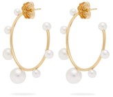 Thumbnail for your product : Irene Neuwirth Gumball Akoya Pearl And 18kt Gold Hoop Earrings - Pearl
