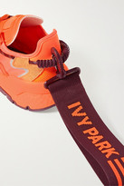 Thumbnail for your product : adidas Ivy Park Nite Jogger Canvas-trimmed Ripstop, Neoprene And Suede Sneakers - Orange