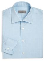 Thumbnail for your product : Canali Checked Regular-Fit Dress Shirt