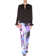 Thumbnail for your product : Emilio Pucci Printed wide-leg trousers