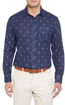 Thumbnail for your product : Tommy Bahama Twin Palms Embroidered Cotton Sport Shirt