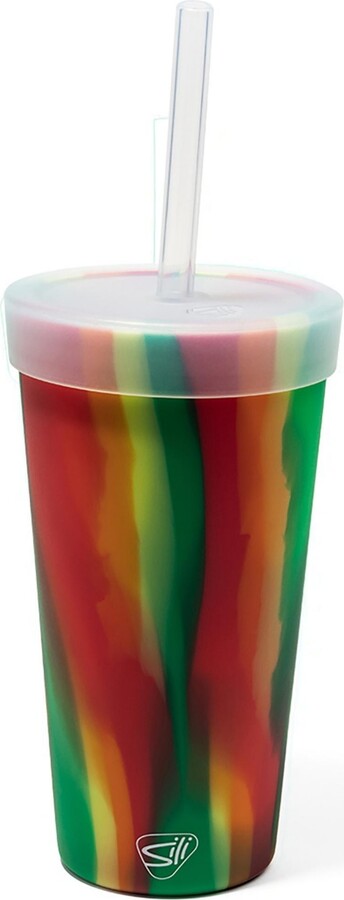 Silipint Straw Tumber 22oz: Hibiscus