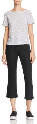 Eileen Fisher Cropped Bootcut Jeans in Black
