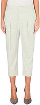 Thumbnail for your product : Helmut Lang Sonar cropped wool trousers