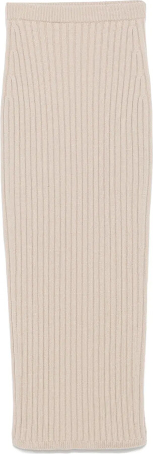 Max Mara Ribbed Midi Skirt