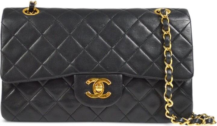 Chanel Pre Owned 1990 medium Double Flap shoulder bag - ShopStyle