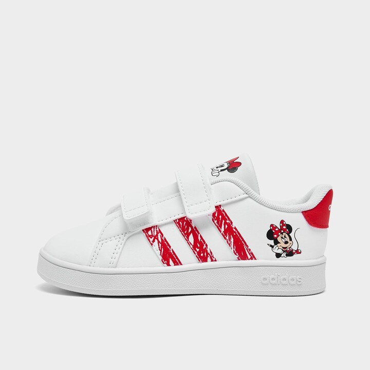 adidas Girls' Toddler Essentials Grand Court Disney Minnie Mouse Casual  Shoes - ShopStyle