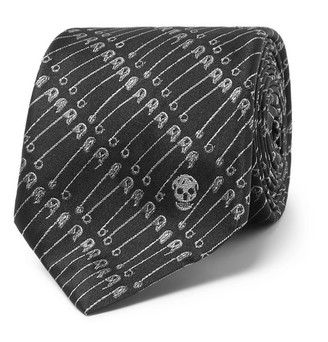 Alexander McQueen 6cm Silk-Jacquard Tie