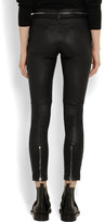 Thumbnail for your product : Givenchy Skinny Pants In Black Leather With Zip Detail