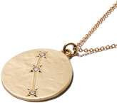 Thumbnail for your product : Brooke Gregson 14kt yellow gold Aries diamond pendant necklace