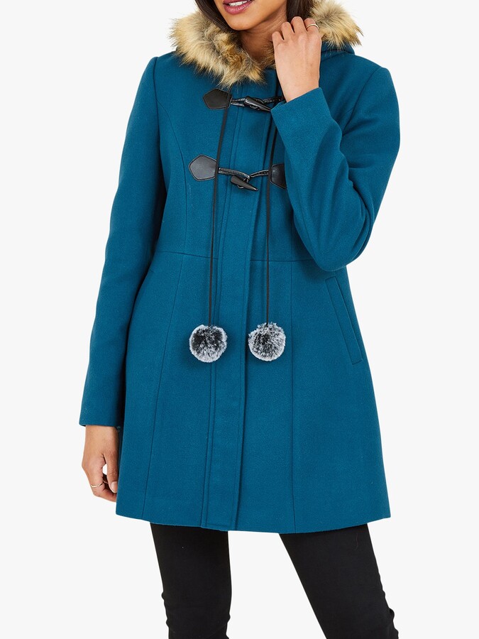 teal parka