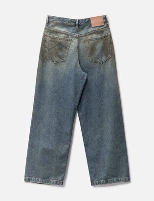 Acne Studios Loose Fit Jeans - 2021M Penicillin - ShopStyle