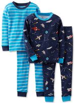 Thumbnail for your product : Carter's Baby Boys' 4-Piece Outer Space Pajamas