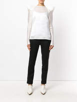 Thumbnail for your product : Thierry Mugler structured epaulette detail top
