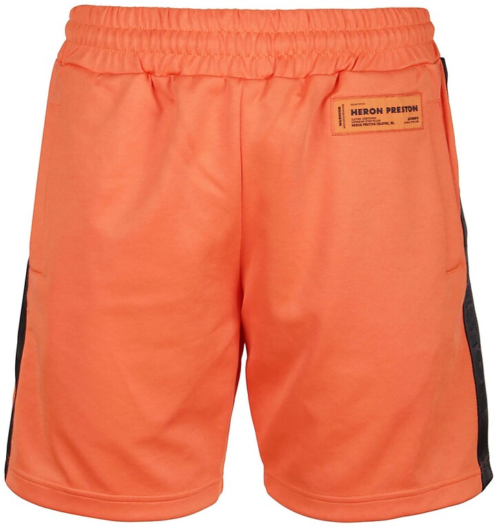 Heron Preston Short in Orange for Men Mens Clothing Shorts Casual shorts 