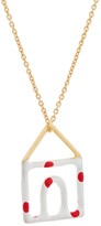 Thumbnail for your product : ALIITA 9kt gold Casita necklace