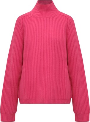 Womens Clothing Jumpers and knitwear Turtlenecks Save 2% Pinko Wool Turtleneck Sweater in Pink 