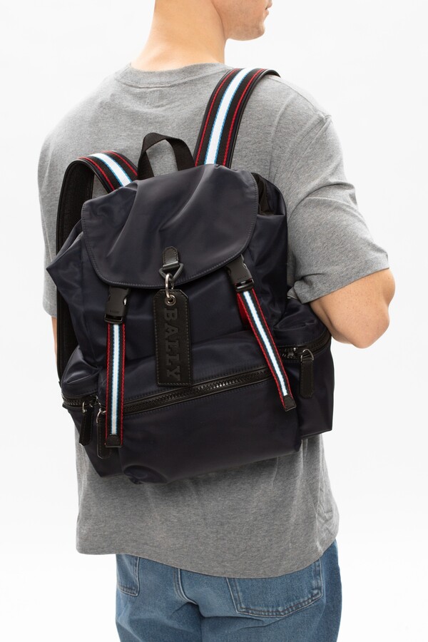 Bally 'Crew' Backpack Men's Navy Blue - ShopStyle