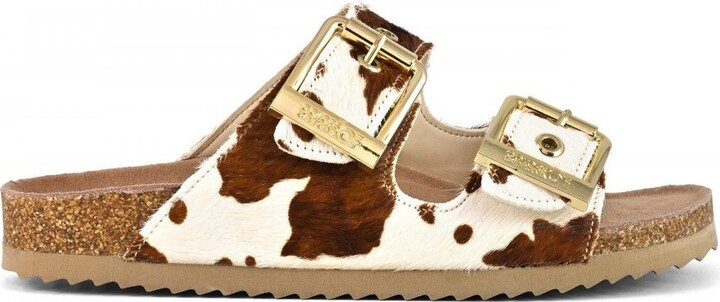 Colors of California Buckle Sandals