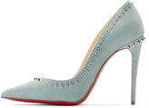 Thumbnail for your product : Christian Louboutin Blue Anjalina 100 Heels