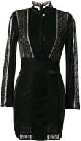 Thumbnail for your product : Pierre Balmain lace panel fitted dress