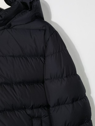 Herno TEEN detachable hood down-filled coat